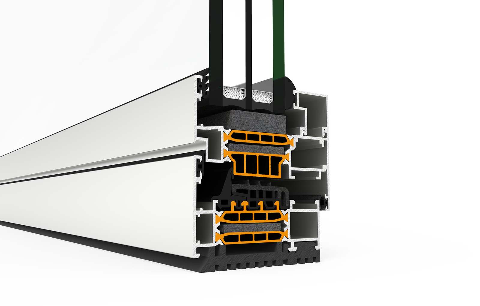 Taglio termico - finestre in alluminio e PVC Cortizo