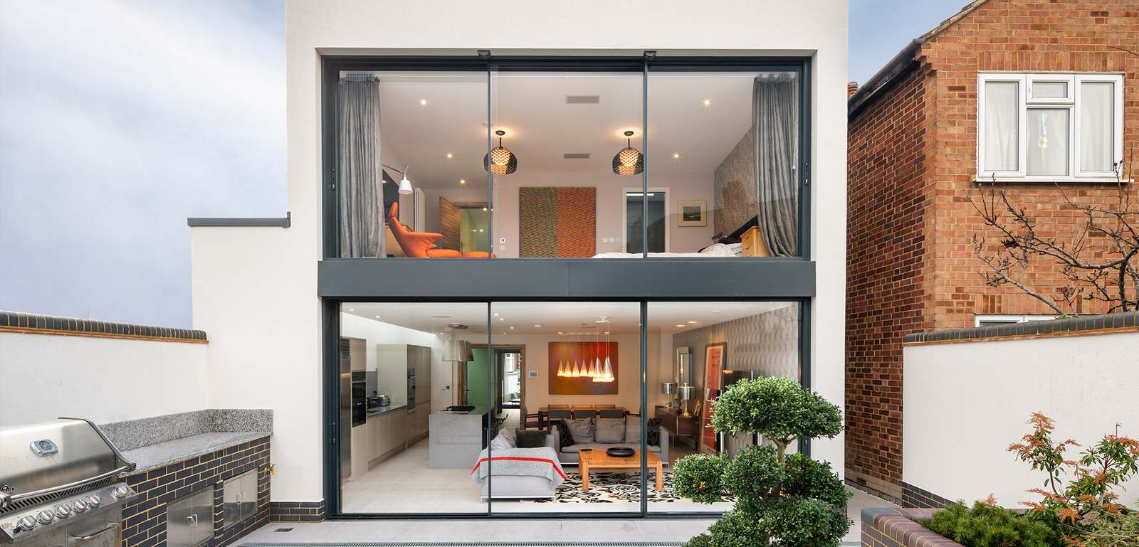 New Malden House - finestre in alluminio e PVC Cortizo