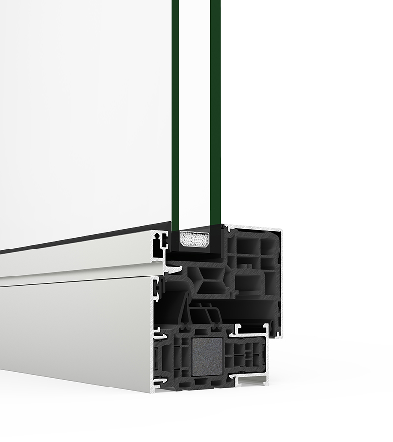 70 Hybrid - Finestre e porte a battente