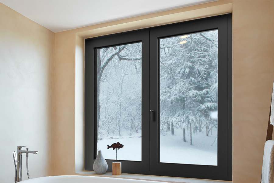 COR 80 Industrial Passivhaus - finestre in alluminio e PVC Cortizo