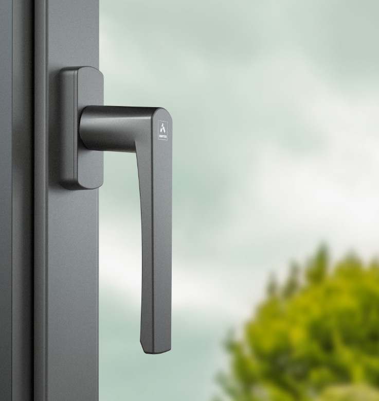 Maniglia Stylish - finestre in alluminio e PVC Cortizo