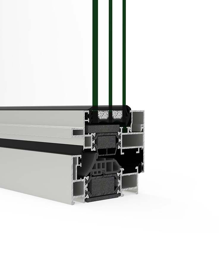 Alu-Steel versione modern - finestre in alluminio e PVC Cortizo