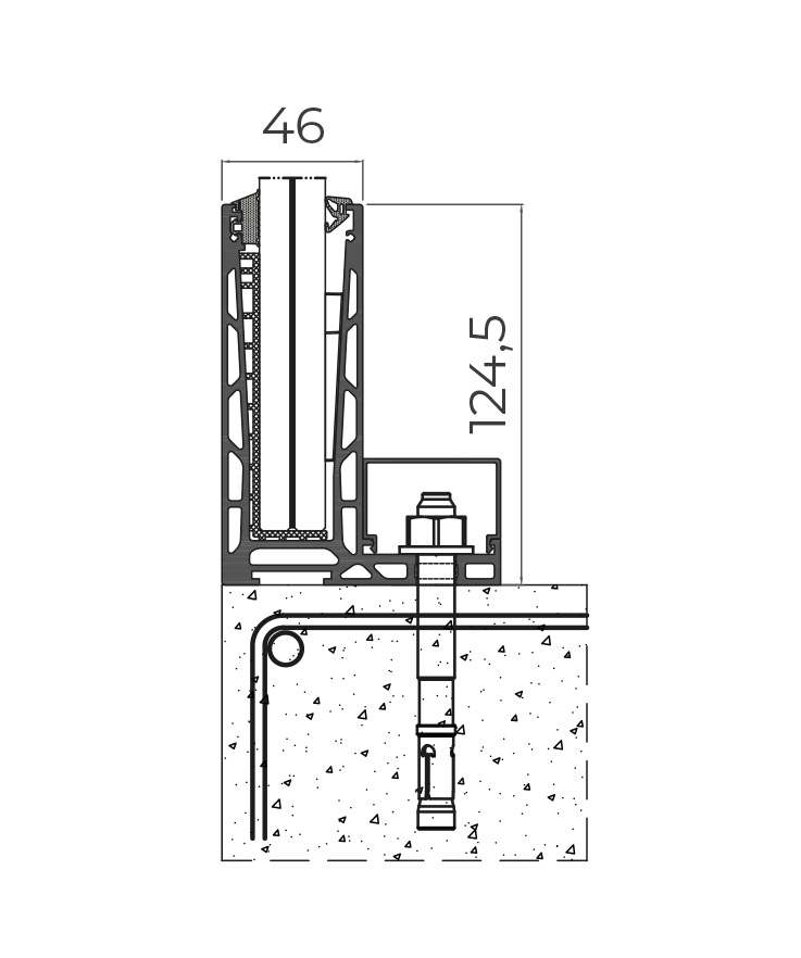 Ringhiera View Crystal - finestre in alluminio e PVC Cortizo