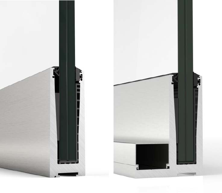 Ringhiera View Crystal - finestre in alluminio e PVC Cortizo