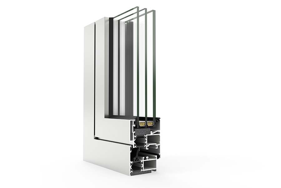 COR 3500 - finestre in alluminio e PVC Cortizo
