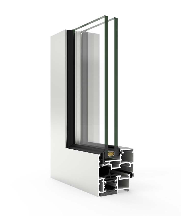 COR 60 Anta Nascosta - finestre in alluminio e PVC Cortizo