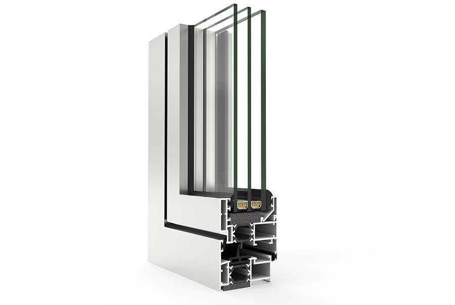 COR 60 - finestre in alluminio e PVC Cortizo