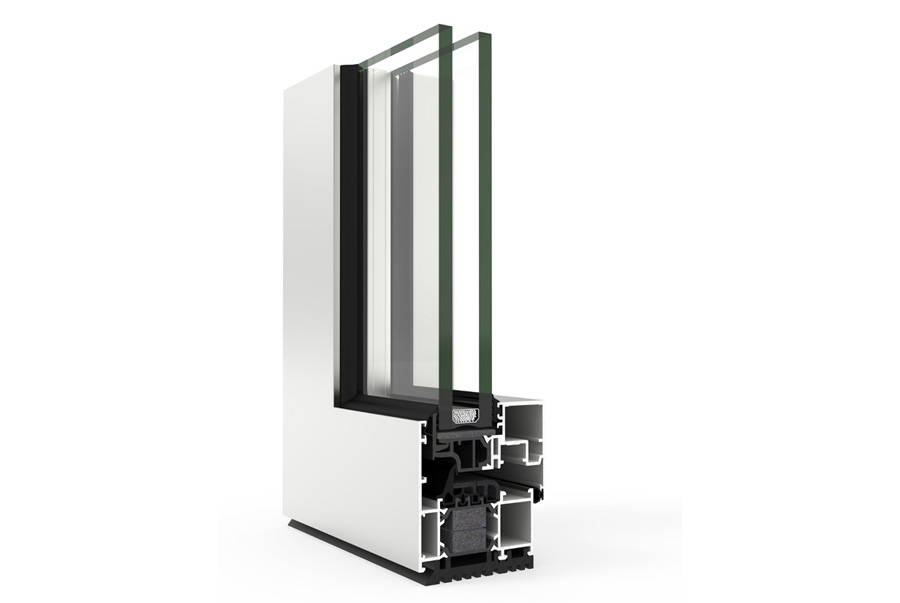 COR 70 Anta Nascosta C16 ST - finestre in alluminio e PVC Cortizo