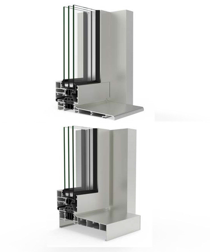 COR 70 OC - finestre in alluminio e PVC Cortizo