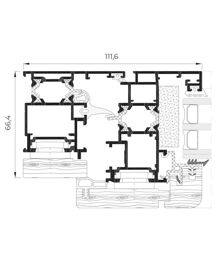COR Galicia C16 - finestre in alluminio e PVC Cortizo