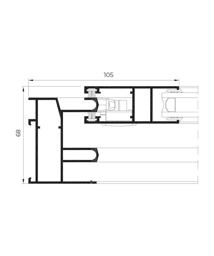 2000 scorrevole perimetrale - finestre in alluminio e PVC Cortizo