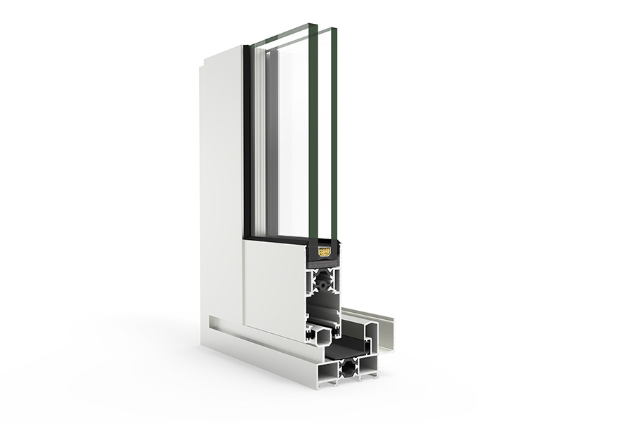 4200 scorrevole - finestre in alluminio e PVC Cortizo