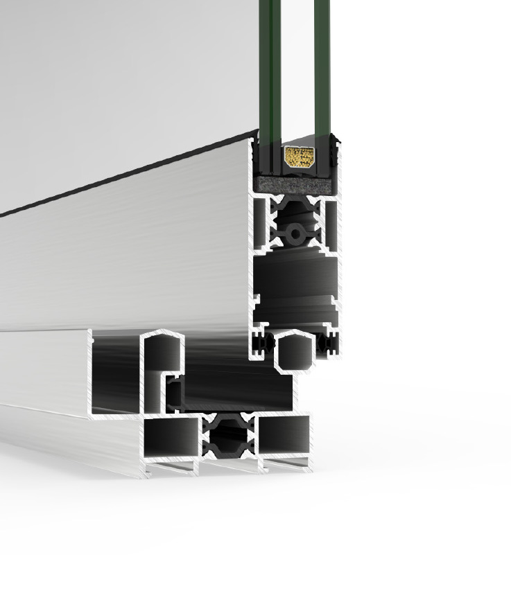 4200 scorrevole - finestre in alluminio e PVC Cortizo