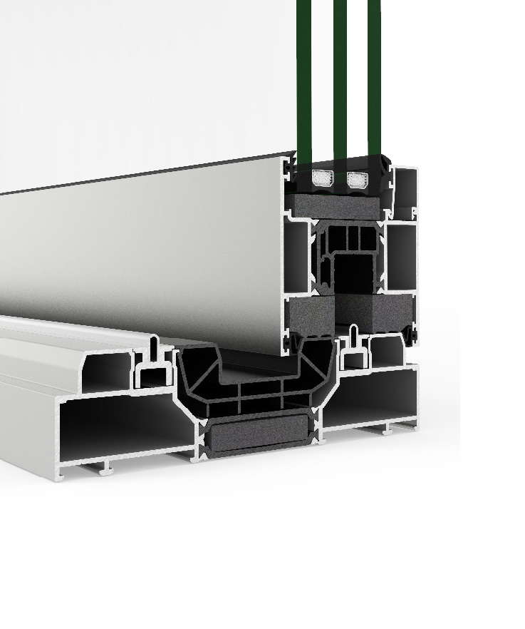 4600 Plus scorrevole alzante - finestre in alluminio e PVC Cortizo