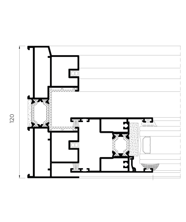 4700 scorrevole alzante / in linea - finestre in alluminio e PVC Cortizo