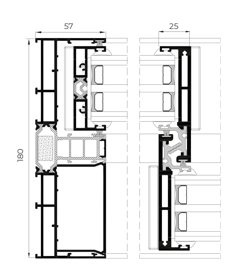 COR Vision Plus - finestre in alluminio e PVC Cortizo