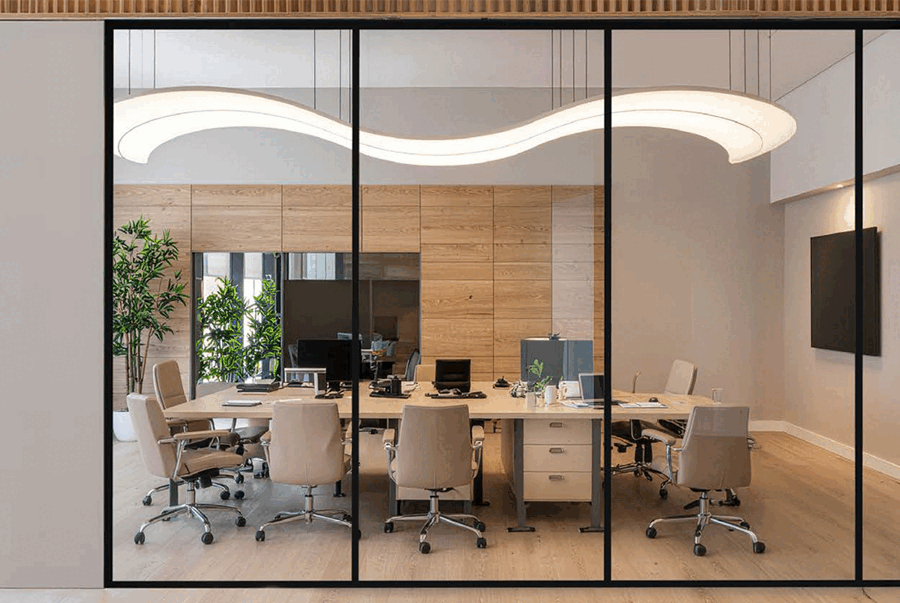 PW 80 Divisorio per uffici - finestre in alluminio e PVC Cortizo