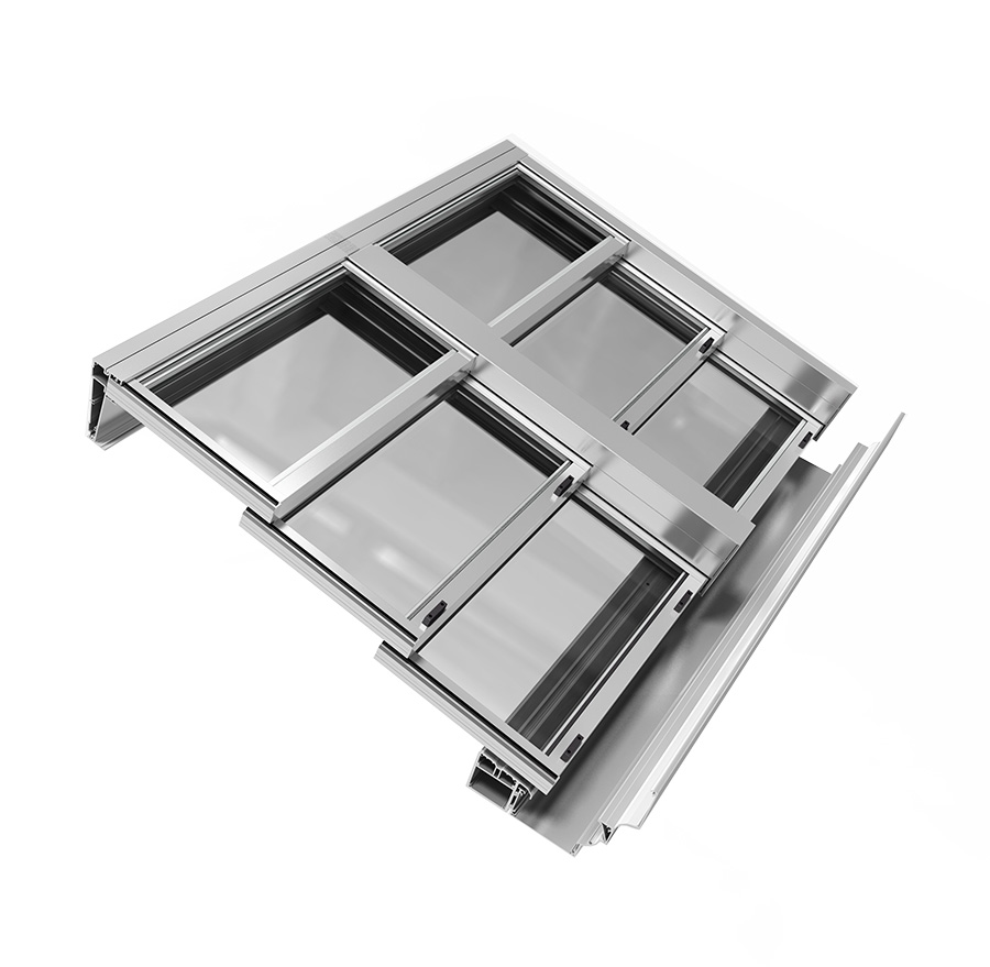 Tetto mobile - finestre in alluminio e PVC Cortizo