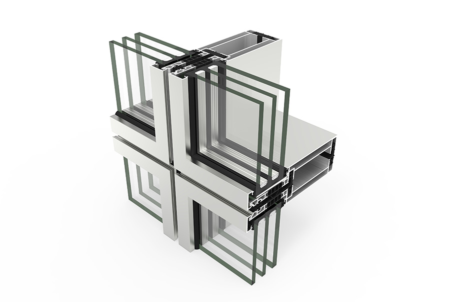 Facciata Modular Unit 66 - finestre in alluminio e PVC Cortizo