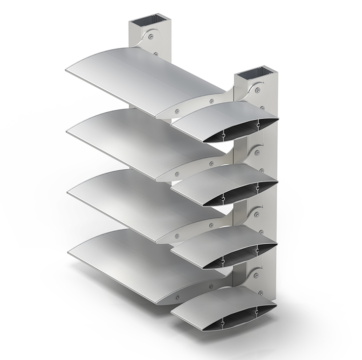 Protezione Solare Lamelle - finestre in alluminio e PVC Cortizo