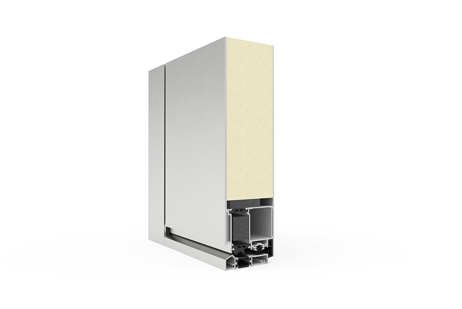 Porta Pannellata - finestre in alluminio e PVC Cortizo