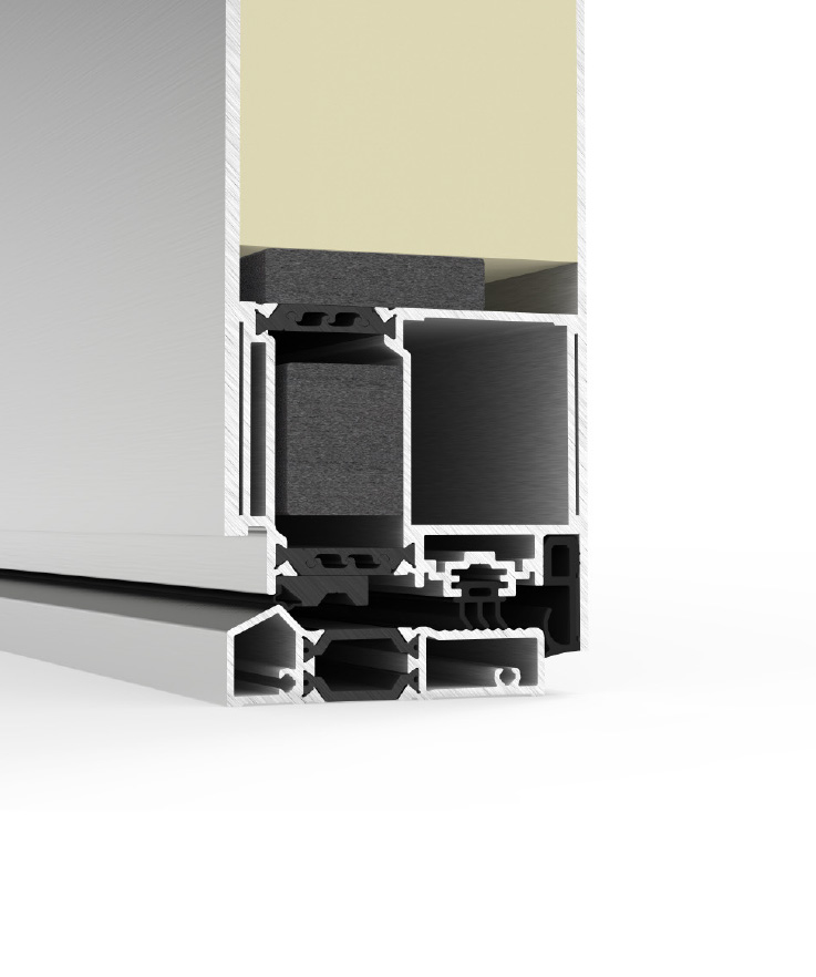 Porta Pannellata - finestre in alluminio e PVC Cortizo