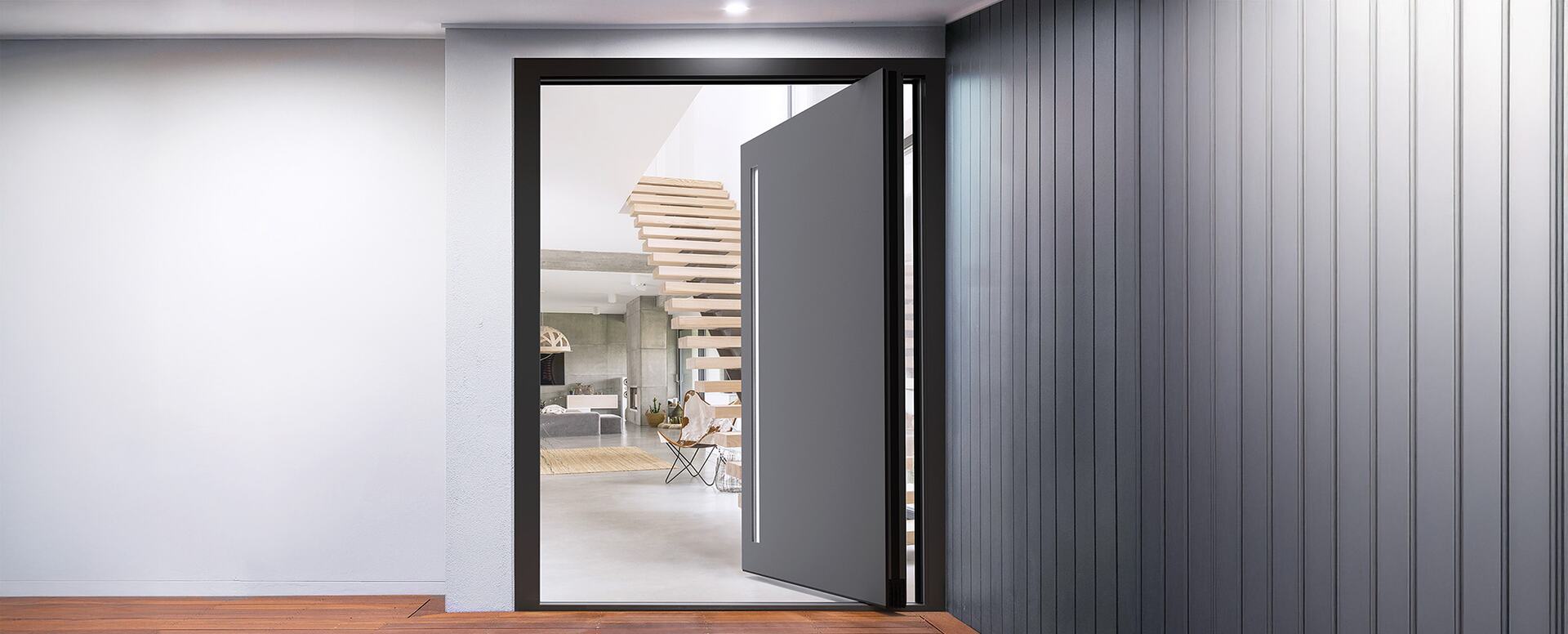Porta Millennium Plus Pivot - finestre in alluminio e PVC Cortizo