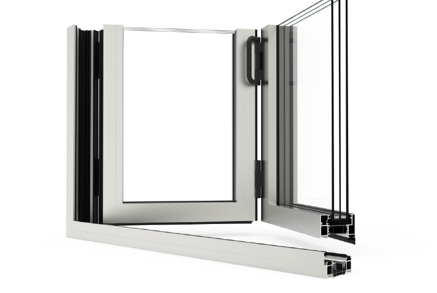Porta Pieghevole Plus - finestre in alluminio e PVC Cortizo