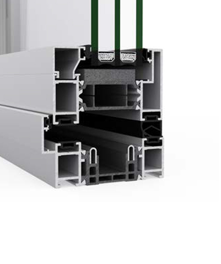 Porta Pieghevole Plus - finestre in alluminio e PVC Cortizo