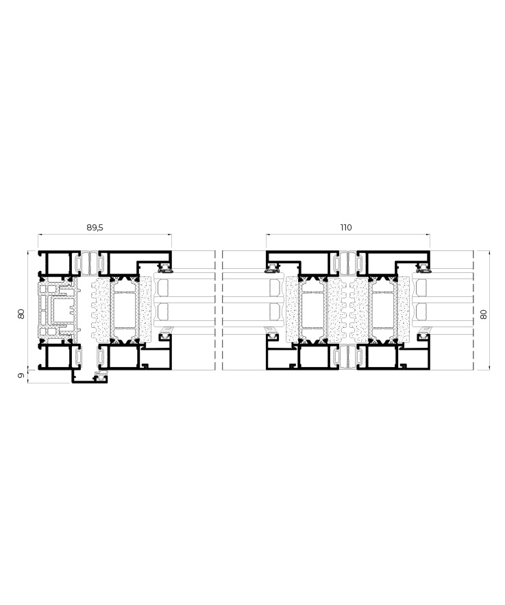 Porta Pieghevole Plus - finestre in alluminio e PVC Cortizo