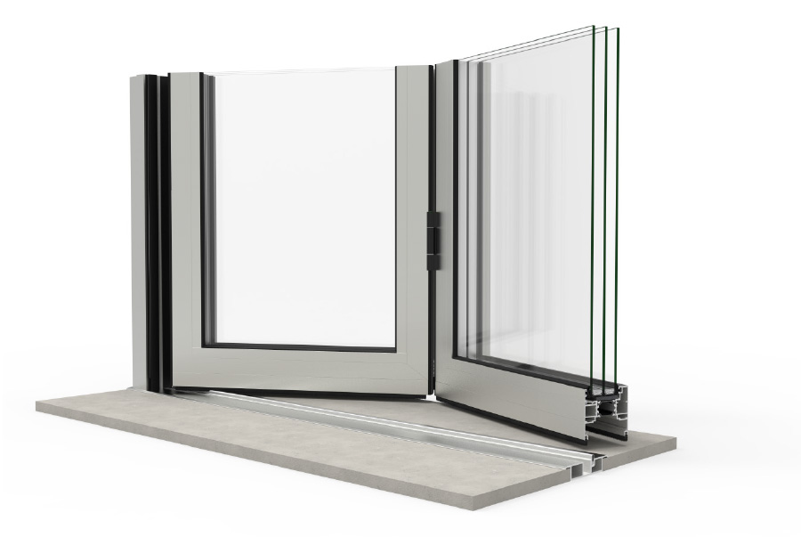 Porta Pieghevole - finestre in alluminio e PVC Cortizo