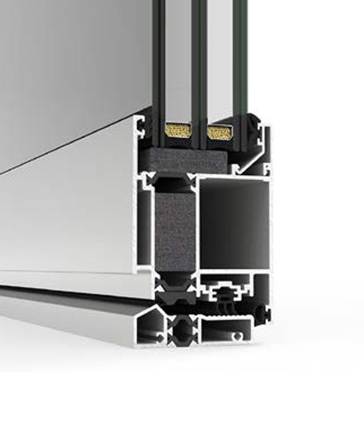 Porta Millennium Plus 70 - finestre in alluminio e PVC Cortizo