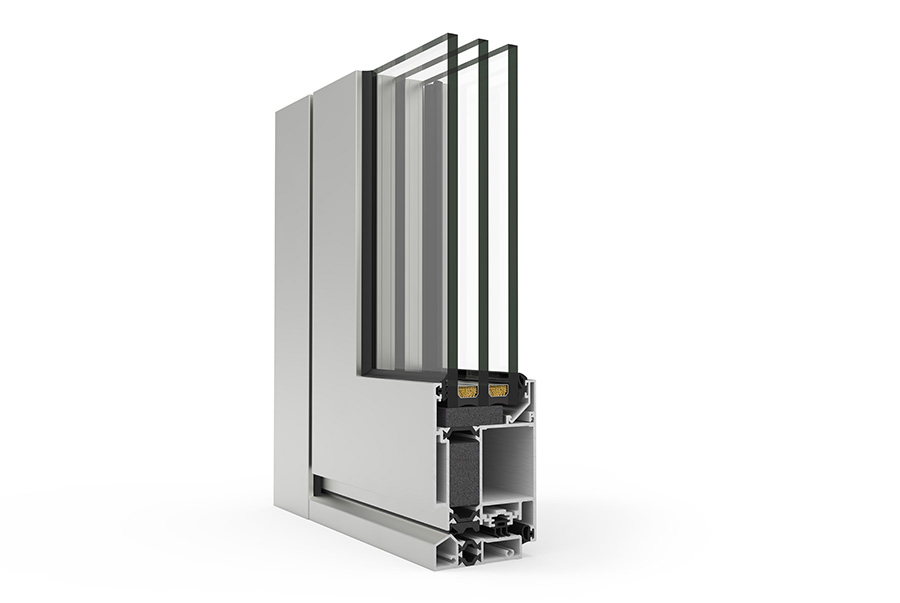 Porta Millennium Plus 70 - finestre in alluminio e PVC Cortizo