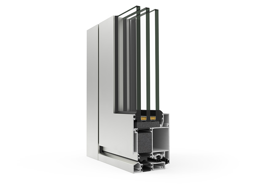 Porta Millennium Plus 80 - finestre in alluminio e PVC Cortizo