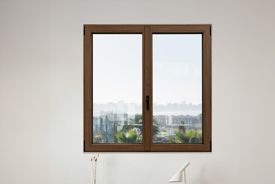 A 78 Battente - finestre in alluminio e PVC Cortizo