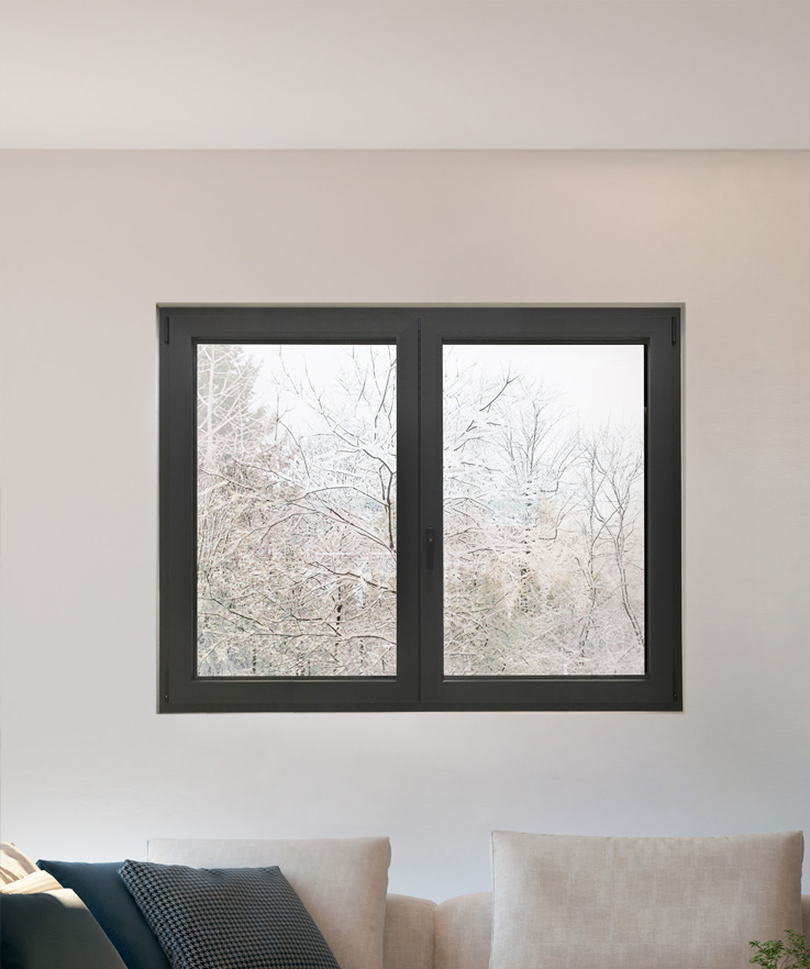 A 84 Battente - finestre in alluminio e PVC Cortizo