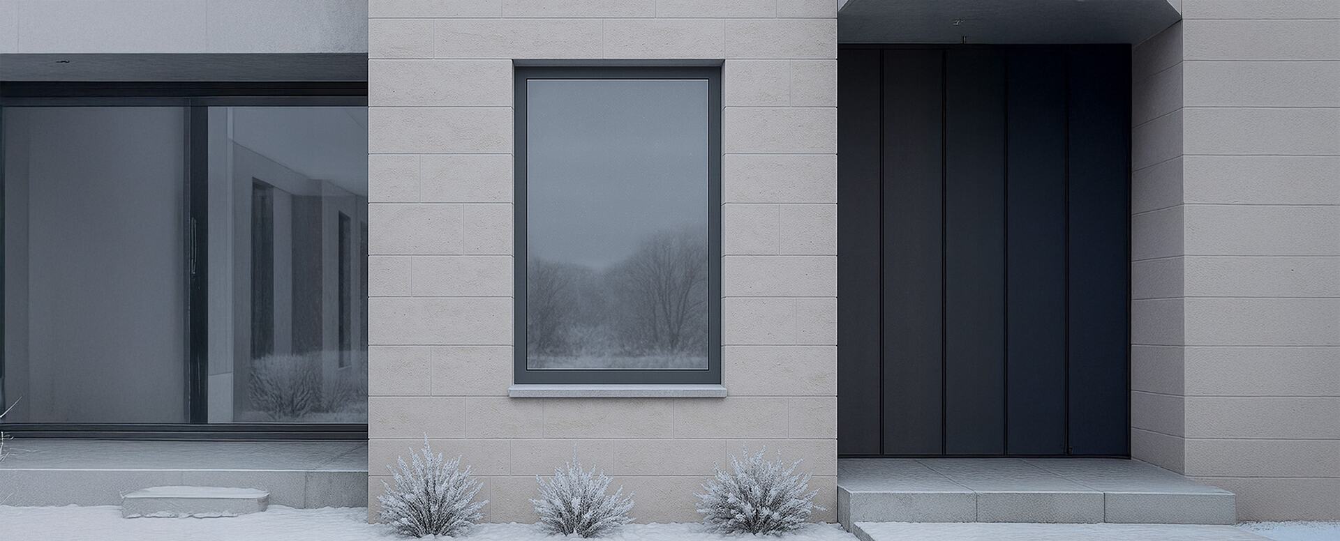A 84 anta nascosta Passivhaus - finestre in alluminio e PVC Cortizo