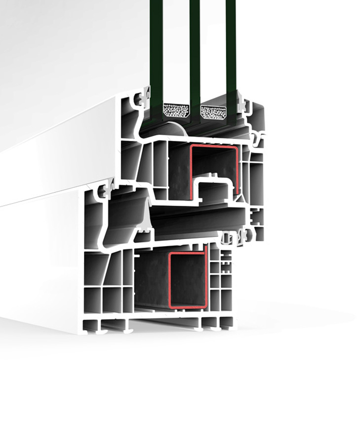 A 84 Passivhaus 1.0 - finestre in alluminio e PVC Cortizo