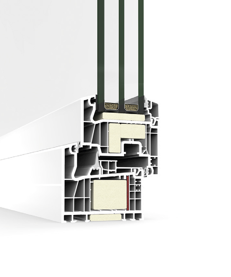 A 84 Passivhaus HI - finestre in alluminio e PVC Cortizo