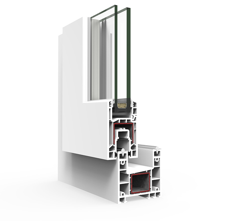 C 70 Scorrevole - finestre in alluminio e PVC Cortizo