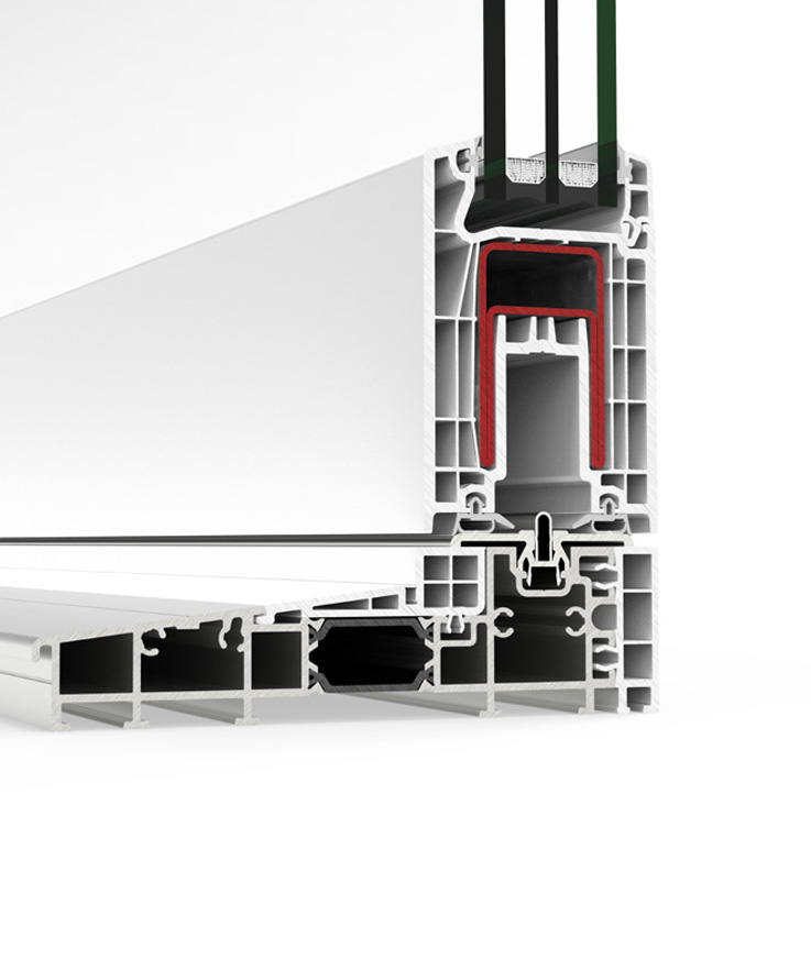 E 170 Scorrevole alzante - finestre in alluminio e PVC Cortizo