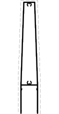 Lamella verticale<br>190 mm - finestre in alluminio e PVC Cortizo