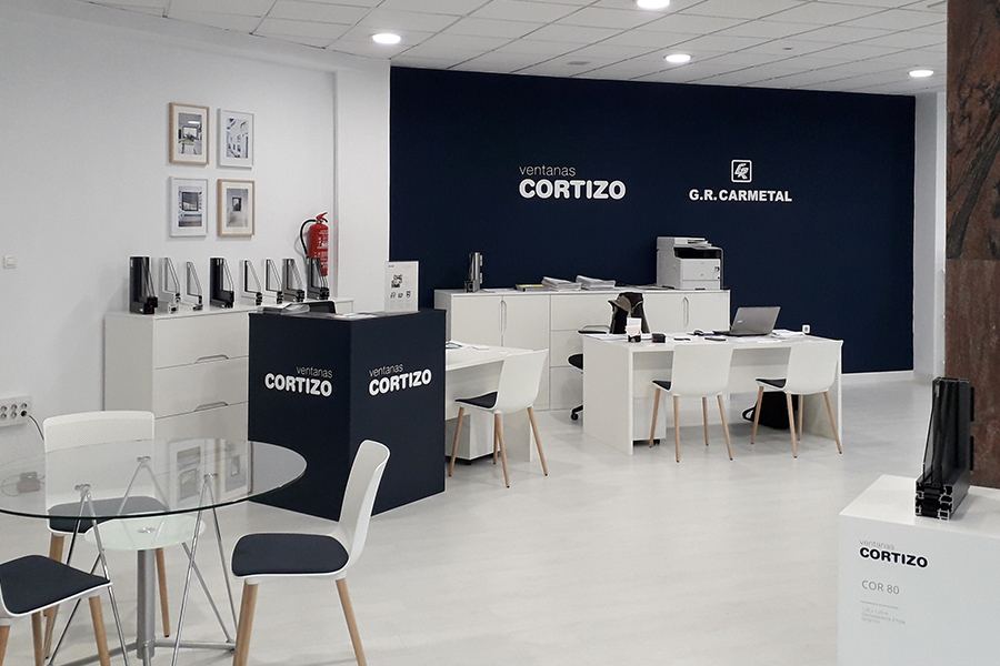 Showroom Carmetal - finestre in alluminio e PVC Cortizo