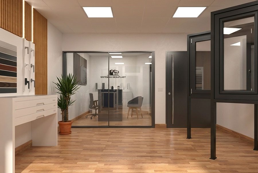 Showroom Dasuplast - finestre in alluminio e PVC Cortizo